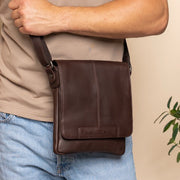 Bodin Full-Grain Leather Crossbody Bag para Mulher – alternate product view 2
