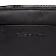 
Classic 100% Full-Grain leather Bag - Perspetiva traseira com alças de couro reforçadas