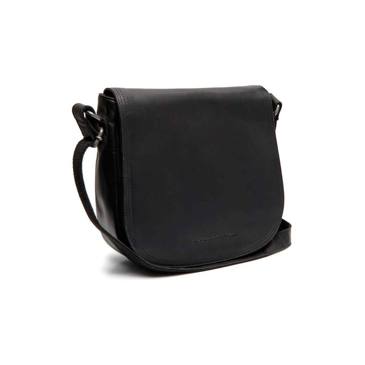 Everglades Full-Grain Leather Crossbody Bag para Mulher in Classic 100% Full-Grain Leather - Full Exterior Front Profile View | Buy Online