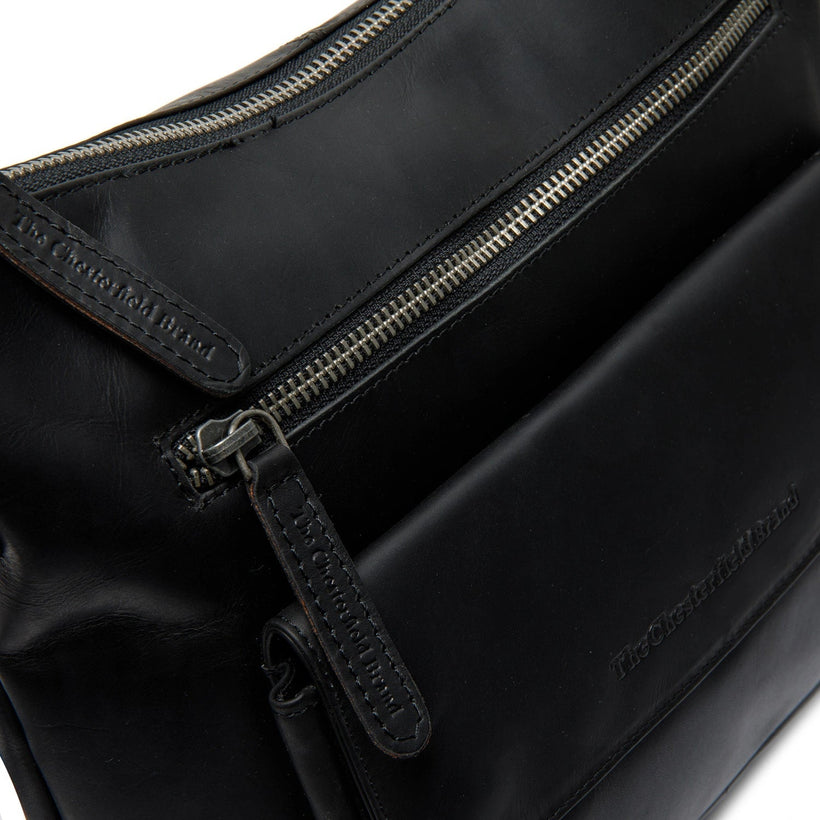 Hailey Full-Grain Leather Crossbody Bag para Mulher