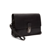 Lucca Full-Grain Leather Crossbody Bag para Mulher in Classic 100% Full-Grain Leather - Full Exterior Front Profile View | Buy Online