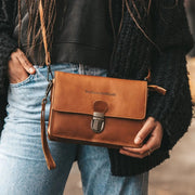 Lucca Full-Grain Leather Crossbody Bag para Mulher – alternate product view 2