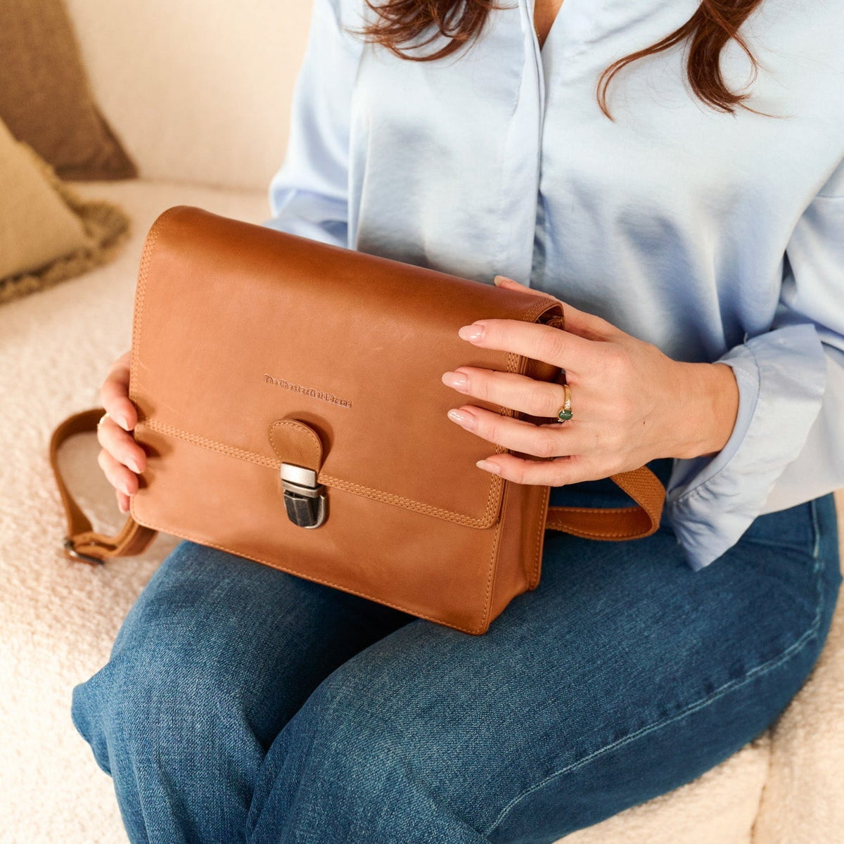 
Lunor Mala a tiracolo em couro – alternate product view 3