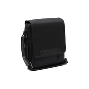 Mikeli Full-Grain Leather Crossbody Bag para Mulher in Classic 100% Full-Grain Leather - Full Exterior Front Profile View | Buy Online