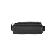 Mikeli Full-Grain Leather Crossbody Bag para Mulher - Structured Side Profile Showing Gusset Depth &amp; Expansion Capacity
