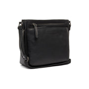 Mumbai Full-Grain Leather Crossbody Bag para Mulher in Classic 100% Full-Grain Leather - Full Exterior Front Profile View | Buy Online