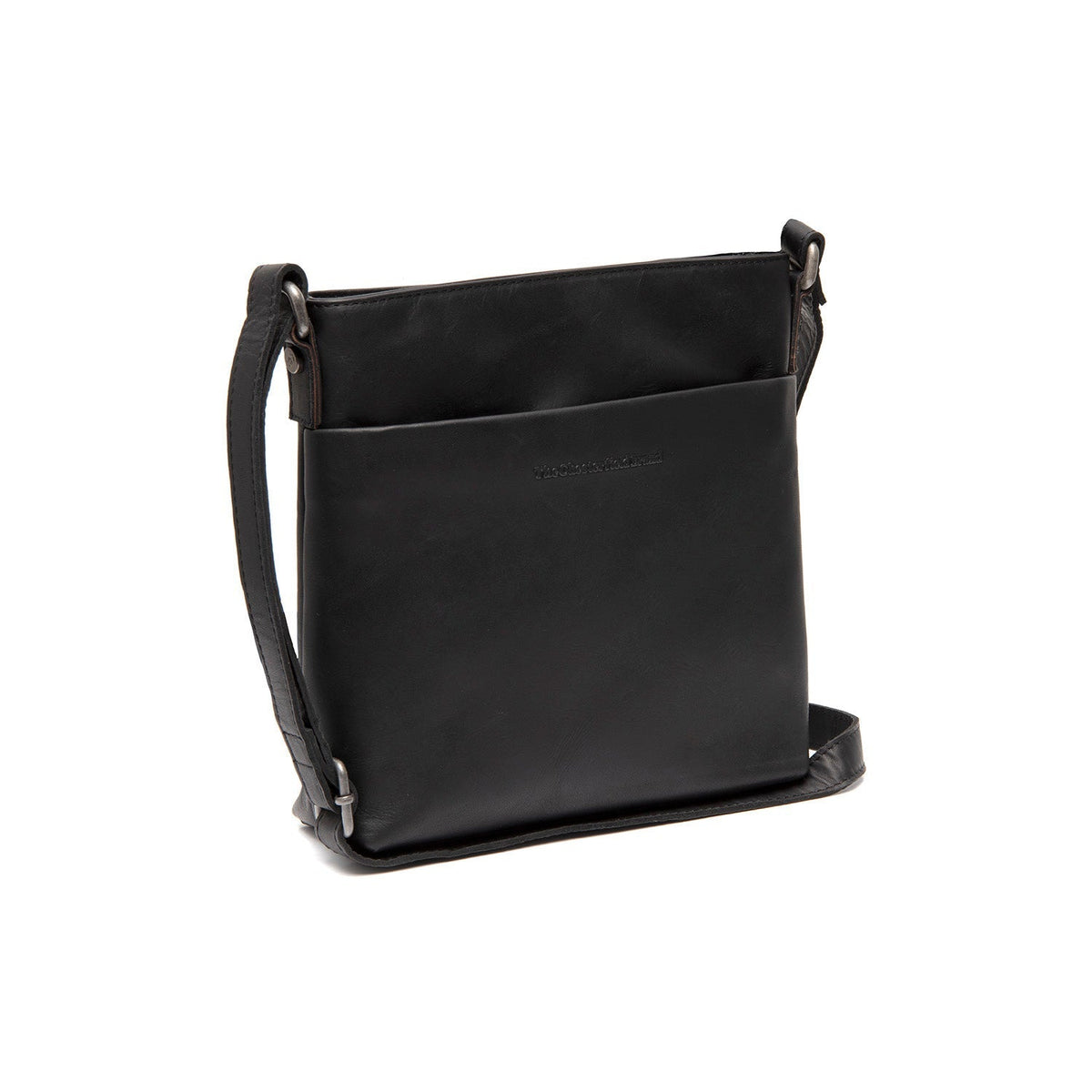 Navene Full-Grain Leather Crossbody Bag para Mulher in Classic 100% Full-Grain Leather - Full Exterior Front Profile View | Buy Online