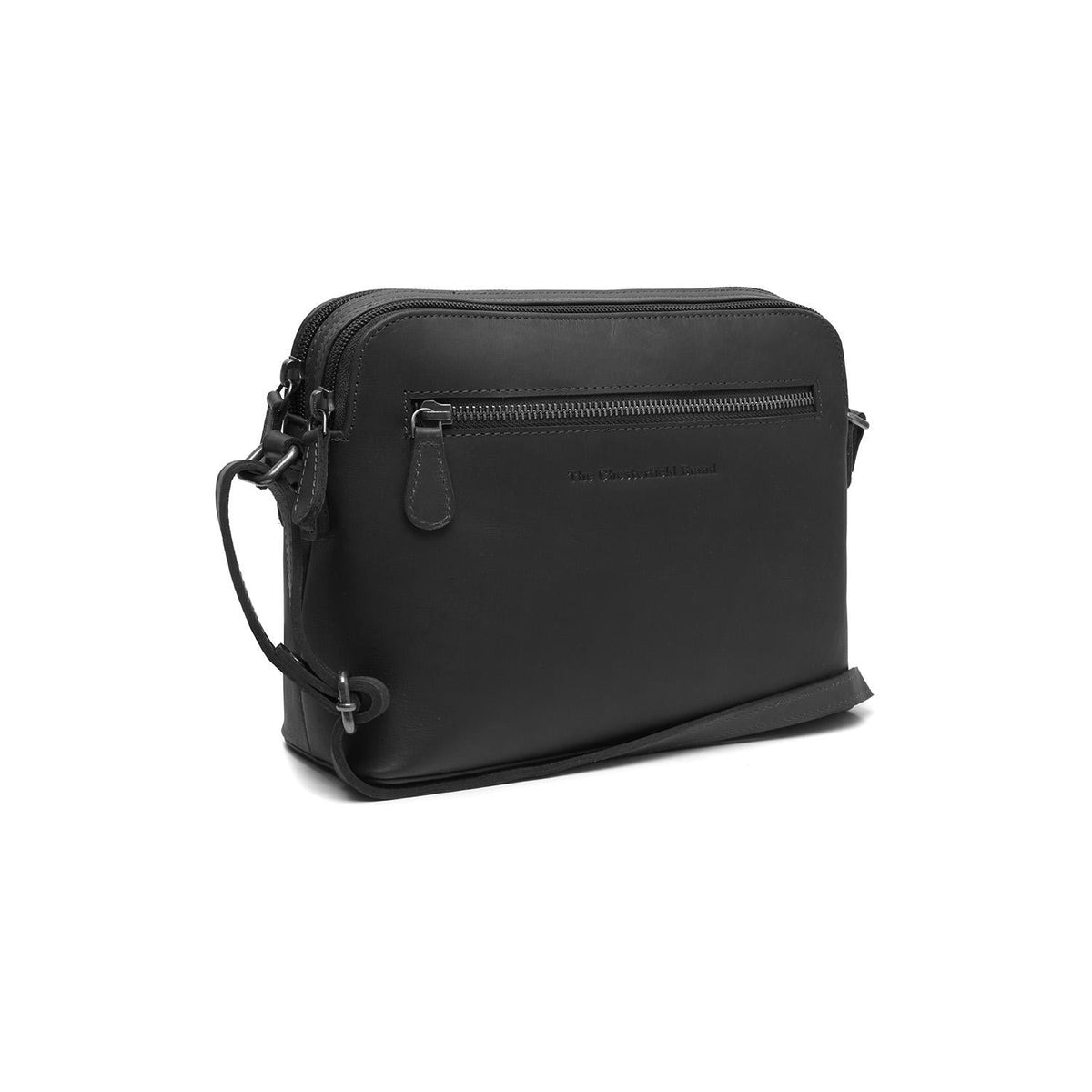 
Nebraska Mala a tiracolo em couro em couro legítimo 100% flor integral - Full Exterior Vista frontal e silhueta ajustada | Comprar online