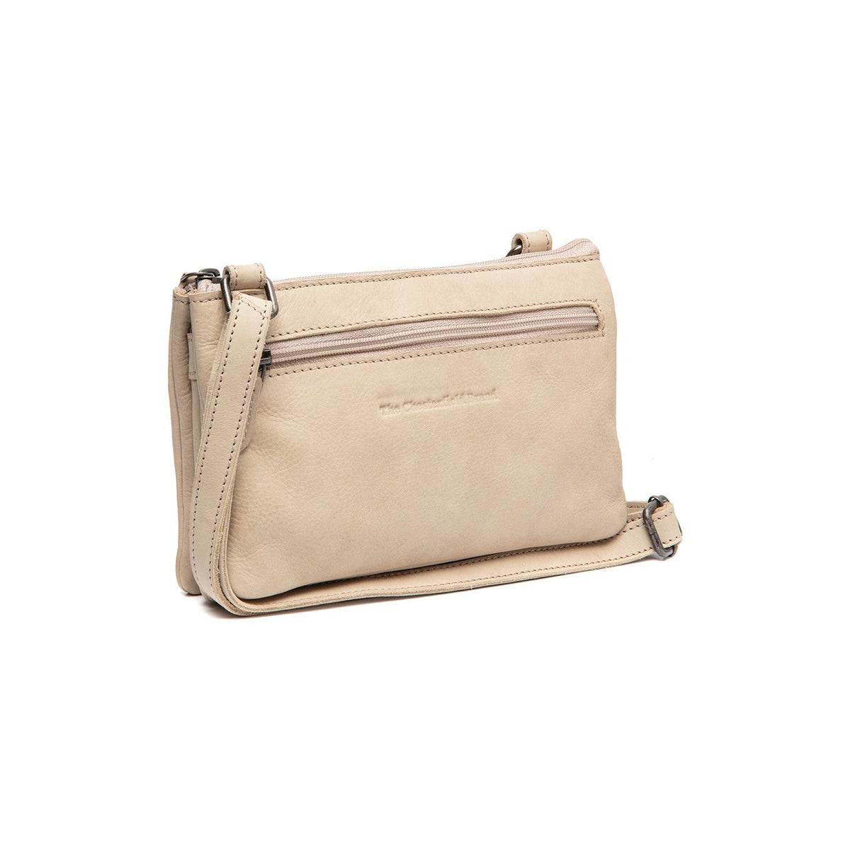 Osaka Full-Grain Leather Crossbody Bag para Mulher in Classic 100% Full-Grain Leather - Full Exterior Front Profile View | Buy Online