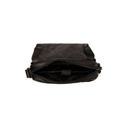 Solid Antique Brass Hardware &amp; Heavy-Duty Dual Zipper Detail on Raphael Full-Grain Leather Crossbody Bag para Homem