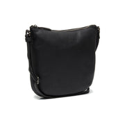 Vermelhoding Full-Grain Leather Crossbody Bag para Mulher in Red 100% Full-Grain Leather - Full Exterior Front Profile View | Buy Online