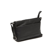 Salerno Full-Grain Leather Crossbody Bag para Mulher in Classic 100% Full-Grain Leather - Full Exterior Front Profile View | Buy Online