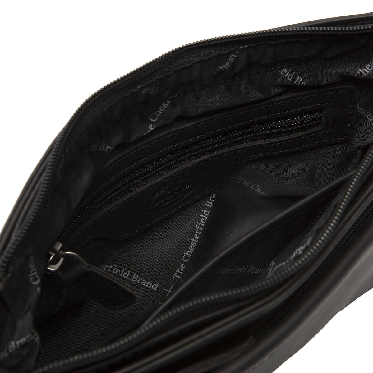 
Classic 100% Full-Grain leather Bag - Perspetiva traseira com alças de couro reforçadas