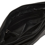 
Classic 100% Full-Grain leather Bag - Perspetiva traseira com alças de couro reforçadas