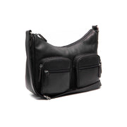 Valenora Full-Grain Leather Crossbody Bag para Mulher in Classic 100% Full-Grain Leather - Full Exterior Front Profile View | Buy Online