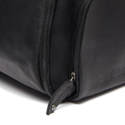 Leather Garment Bag Finlay para Mulher - Lateral Side Profile View Showing Sleeve Cut &amp; Athletic Taper Fit