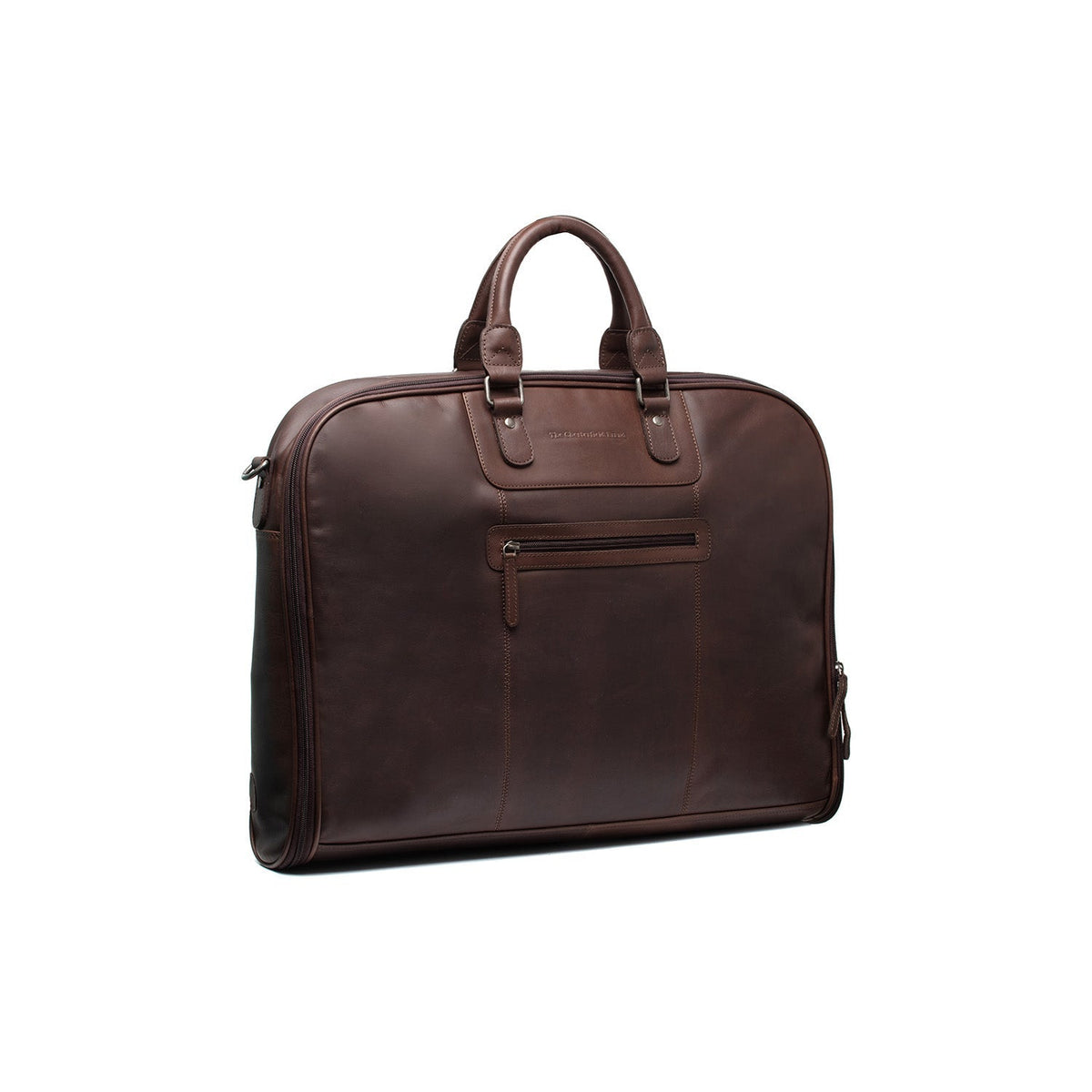 
Tailored Rib Cuffs & Hem Craftsmanship Construction Detail on Leather Garment Bag Josh