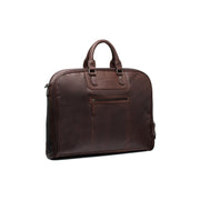 
Tailored Rib Cuffs & Hem Craftsmanship Construction Detail on Leather Garment Bag Josh