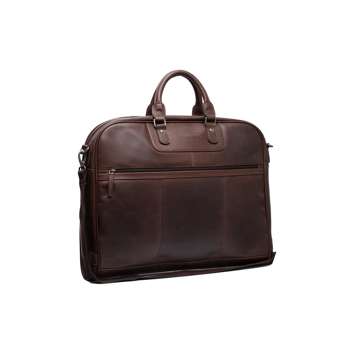 
Leather Garment Bag Josh em couro legítimo 100% flor integral - Vista frontal e silhueta ajustada | Comprar online