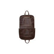 
Leather Garment Bag Josh - Vista lateral mostrando o corte ergonómico de mangas