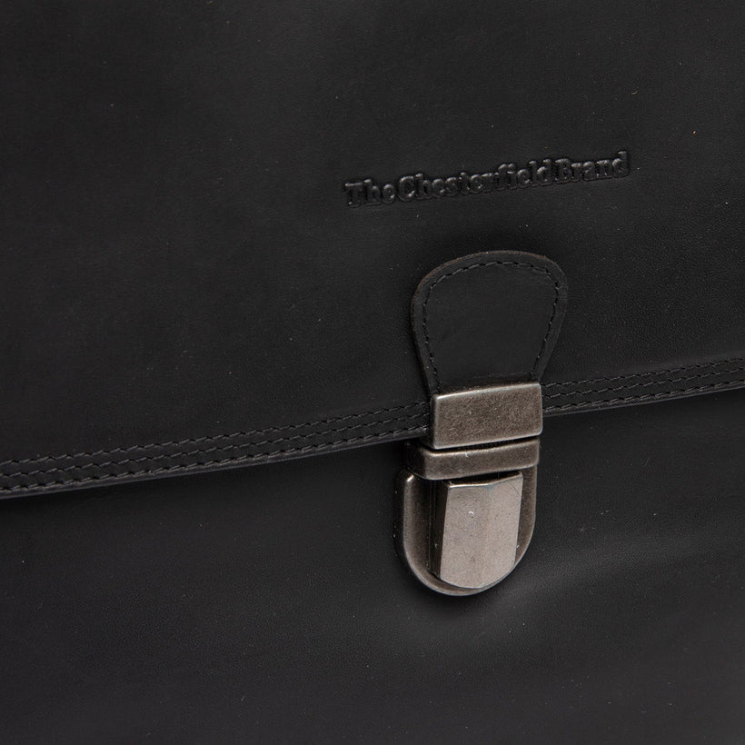 Angera Full-Grain Leather Handbag para Mulher