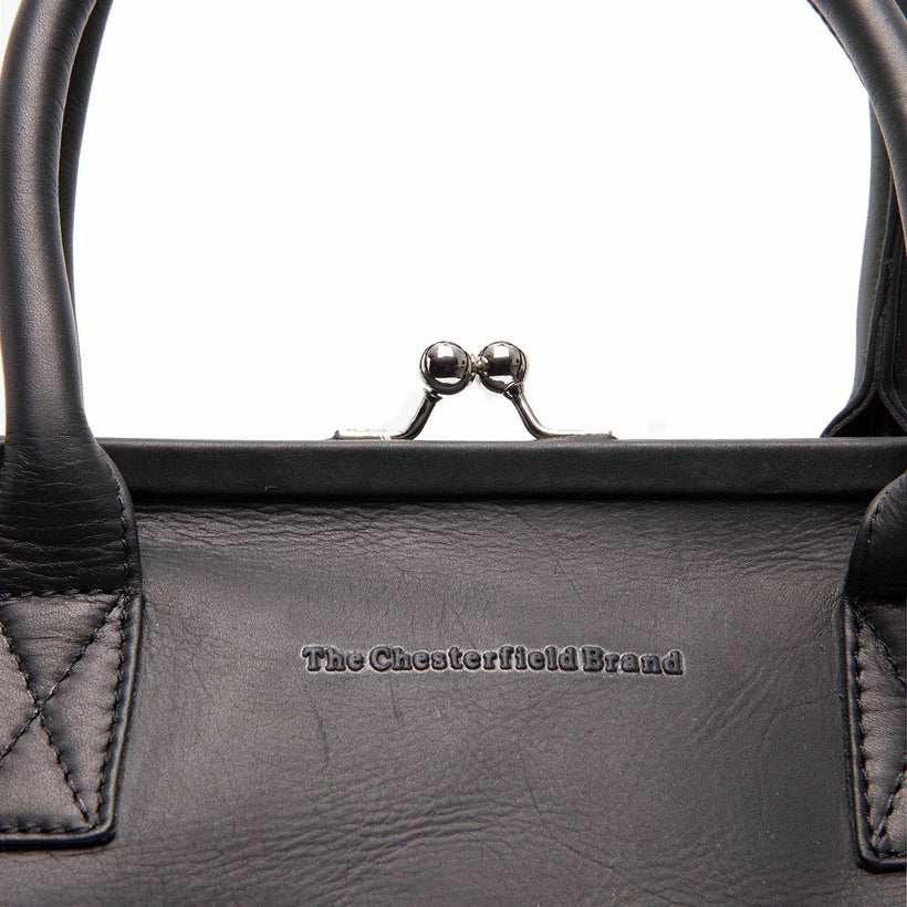 Dorin Full-Grain Leather Handbag para Mulher
