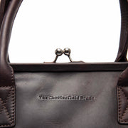 Dorin Full-Grain Leather Handbag para Mulher – alternate product view 3