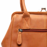 Dorin Full-Grain Leather Handbag para Mulher – alternate product view 3