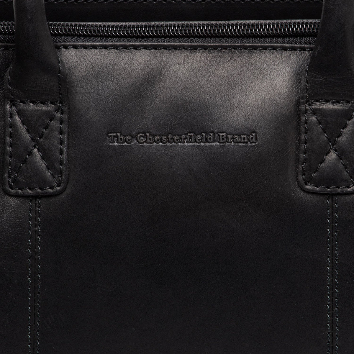 Classic 100% Full-Grain leather Goods - Back View Showing Tailored Shoulder Fit &amp; Clean Hemline