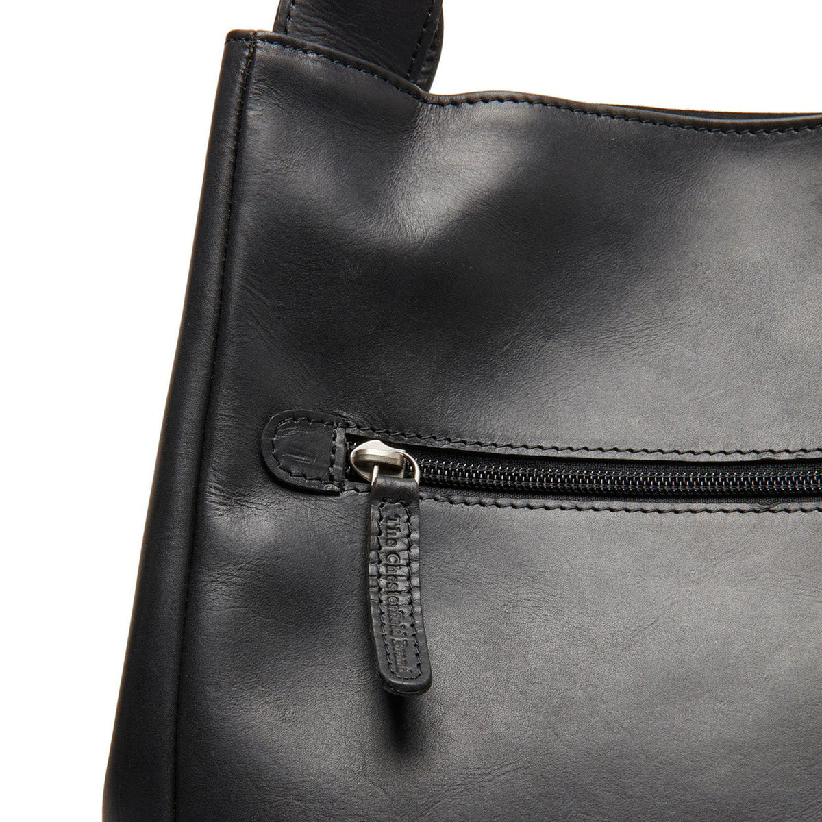 Fioline Full-Grain Leather Handbag para Mulher - Lateral Side Profile View Showing Sleeve Cut &amp; Athletic Taper Fit