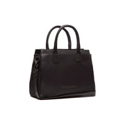 Garda Full-Grain Leather Handbag para Mulher in Classic 100% Full-Grain Leather - Front Profile View &amp; Tailored Silhouette | Buy Online