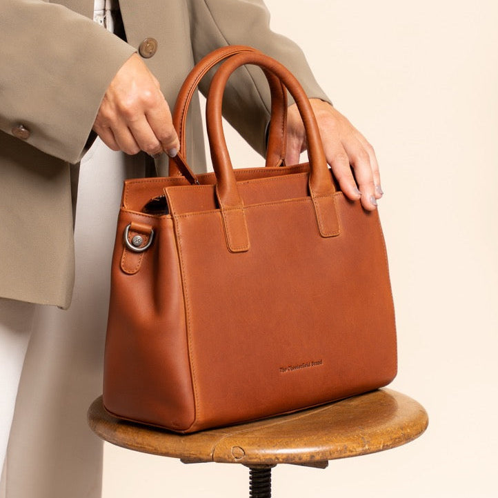 Garda Full-Grain Leather Handbag para Mulher – alternate product view 2