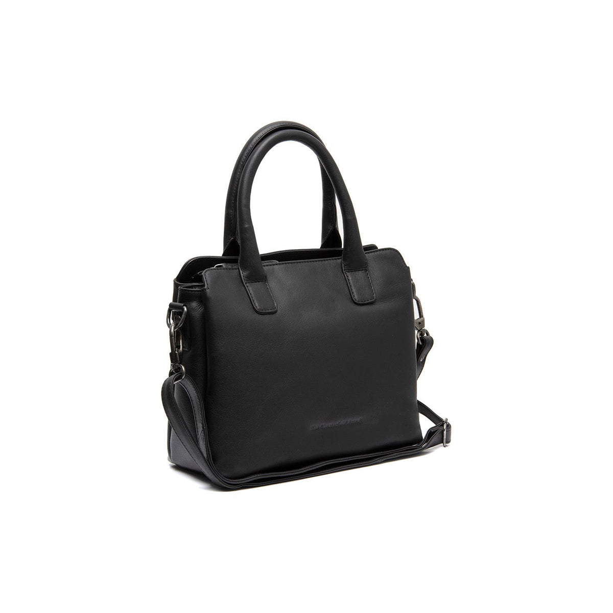 Hermosa Full-Grain Leather Handbag para Mulher in Classic 100% Full-Grain Leather - Front Profile View &amp; Tailored Silhouette | Buy Online