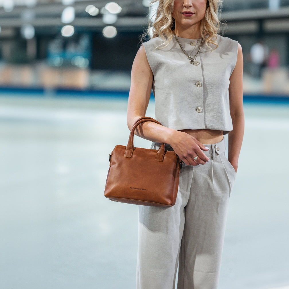 Hermosa Full-Grain Leather Handbag para Mulher – alternate product view 3
