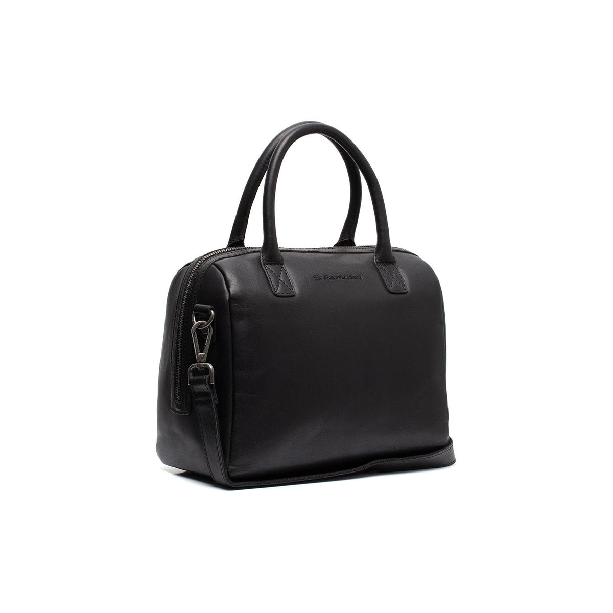Langton Full-Grain Leather Handbag para Mulher in Classic 100% Full-Grain Leather - Front Profile View &amp; Tailored Silhouette | Buy Online