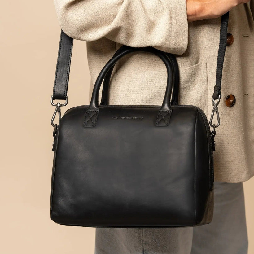 Langton Bolsa de mão em couro