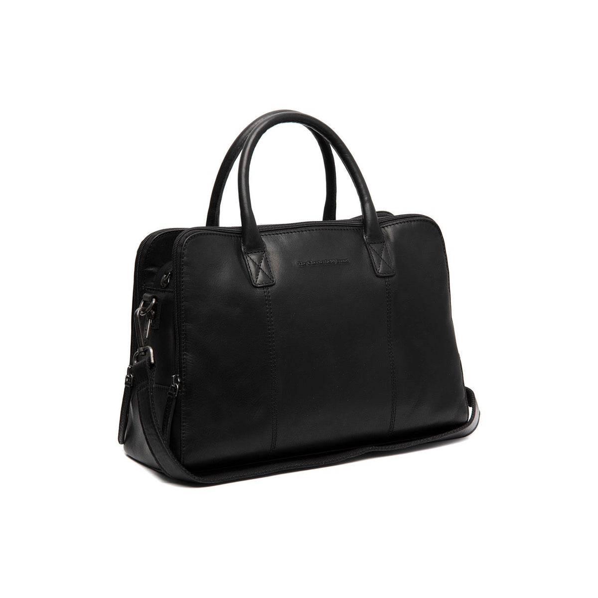 Layton Full-Grain Leather Handbag para Mulher in Classic 100% Full-Grain Leather - Front Profile View &amp; Tailored Silhouette | Buy Online