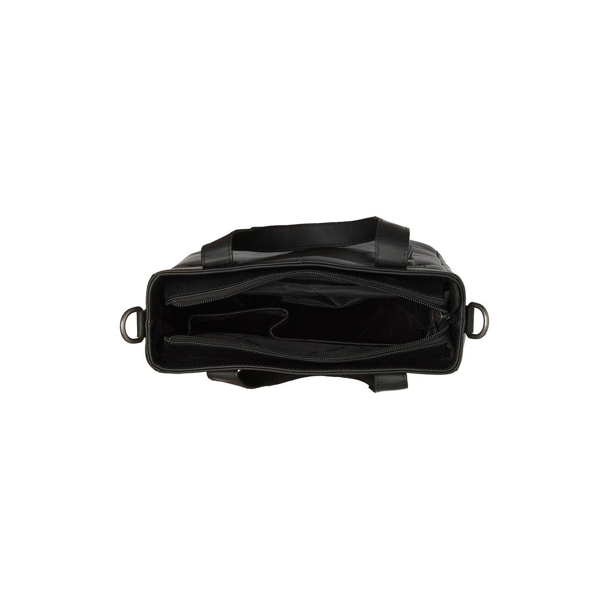 Lingfield Full-Grain Leather Handbag para Mulher - Lateral Side Profile View Showing Sleeve Cut &amp; Athletic Taper Fit