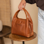Lunera Full-Grain Leather Handbag para Mulher – alternate product view 2