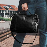 
Classic 100% Full-Grain leather Goods - Vista traseira com ombros definidos e bainha impecável