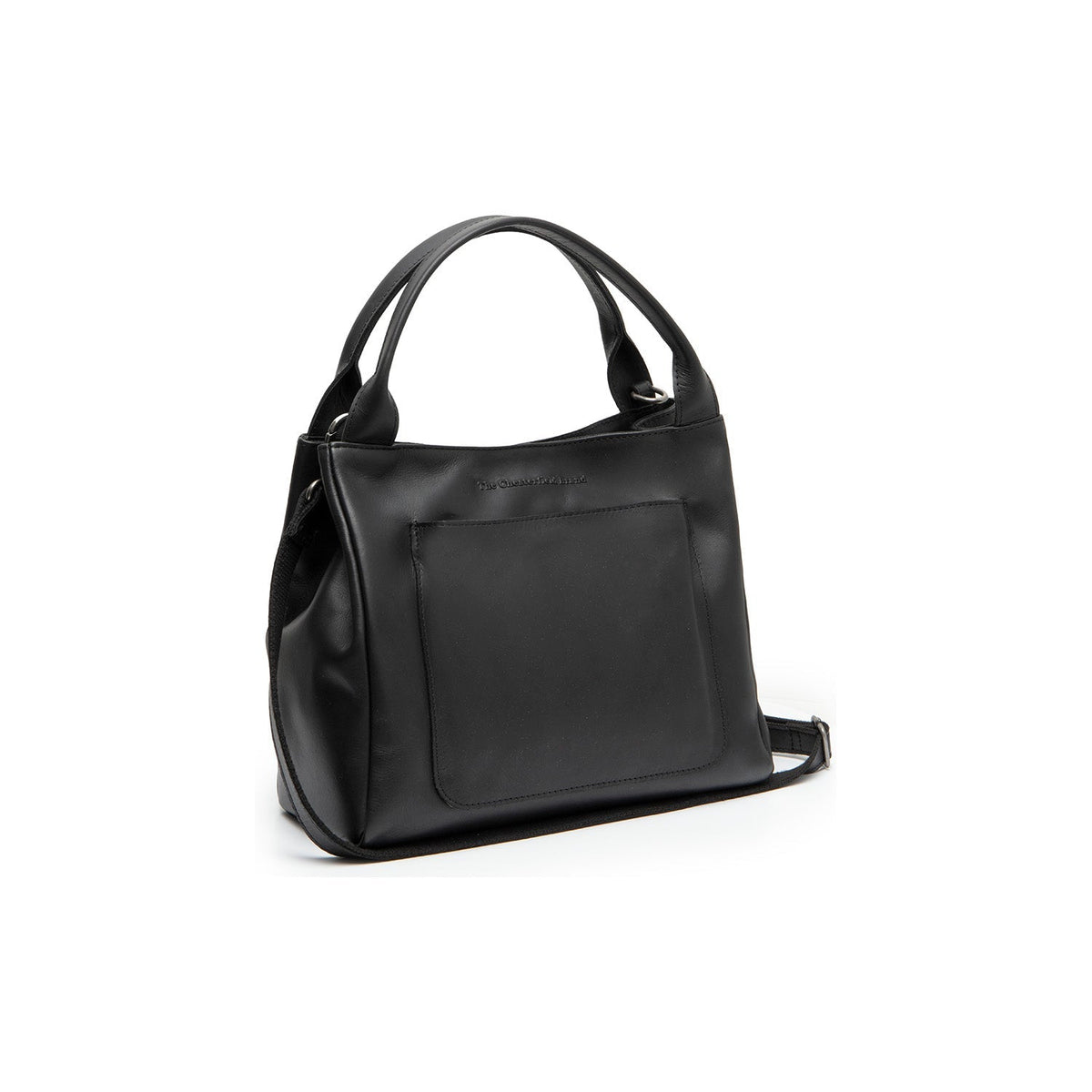 Tenara Full-Grain Leather Handbag para Mulher in Classic 100% Full-Grain Leather - Front Profile View &amp; Tailored Silhouette | Buy Online
