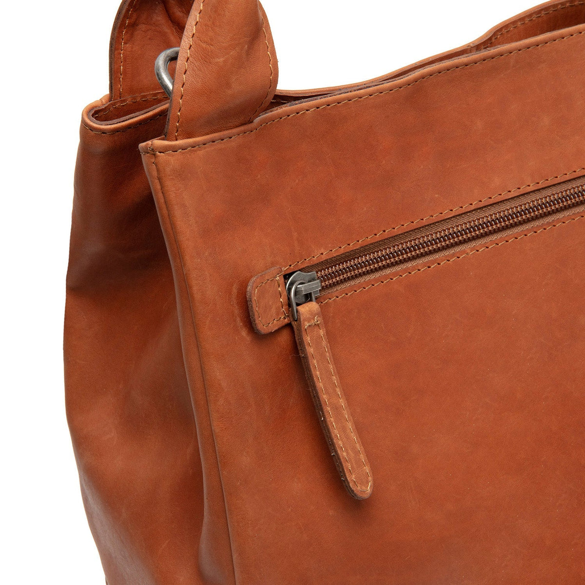 Tenara Full-Grain Leather Handbag para Mulher – alternate product view 3