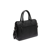 Tailored Rib Cuffs &amp; Hem Craftsmanship Construction Detail on Valmonte Full-Grain Leather Handbag para Mulher