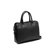 Valmonte Full-Grain Leather Handbag para Mulher in Classic 100% Full-Grain Leather - Front Profile View &amp; Tailored Silhouette | Buy Online