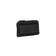Oliver Full-Grain Leather Key Case para Mulher in Olive 100% Full-Grain Leather - Front Profile View &amp; Tailored Silhouette | Buy Online