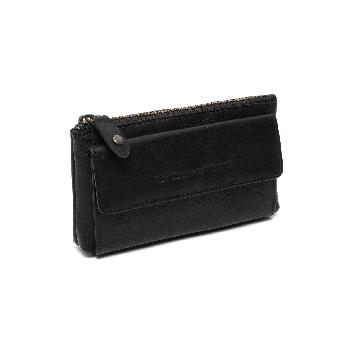Violette Full-Grain Leather Key Case para Mulher in Classic 100% Full-Grain Leather - Front Profile View &amp; Tailored Silhouette | Buy Online