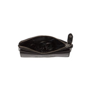 Violette Full-Grain Leather Key Case para Mulher - Lateral Side Profile View Showing Sleeve Cut &amp; Athletic Taper Fit