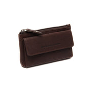 Tailored Rib Cuffs &amp; Hem Craftsmanship Construction Detail on Violette Full-Grain Leather Key Case para Mulher