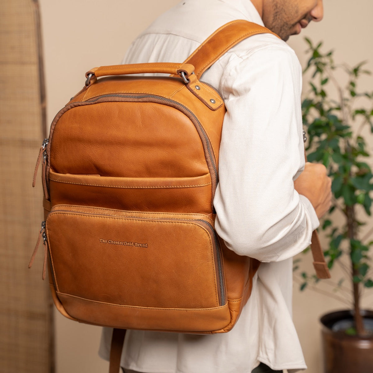 
Austin Mochila para portátil em couro – alternate product view 2