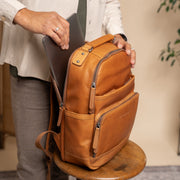 
Austin Mochila para portátil em couro – alternate product view 3